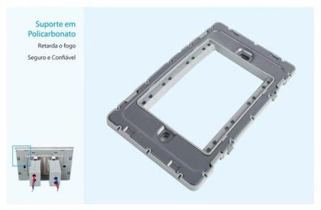 Imagem de Espelho Livolo com 2 Entradas USB Branco 2.1 Ampéres  - LMS-VL-C392USB2.1-81