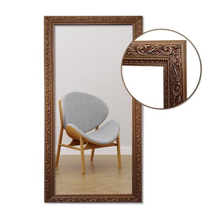 Imagem de Espelho moldura trabalhada dourada