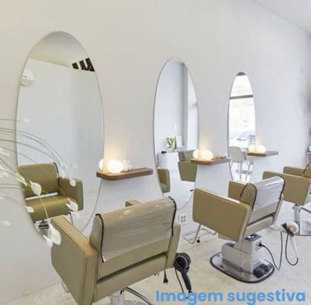 Imagem de Espelho oval para banheiro casa e decoração