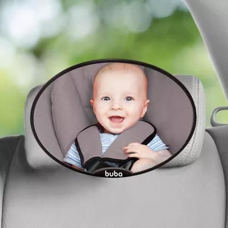 Imagem de Espelho Retrovisor Oval Interno Para Bebe Conforto Buba