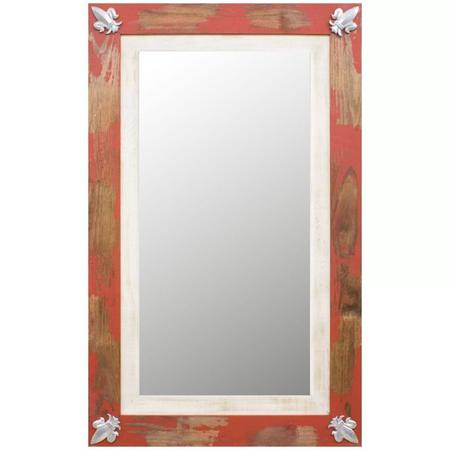 Imagem de Espelho Rústico com Moldura 97cm x 127cm Decore Pronto