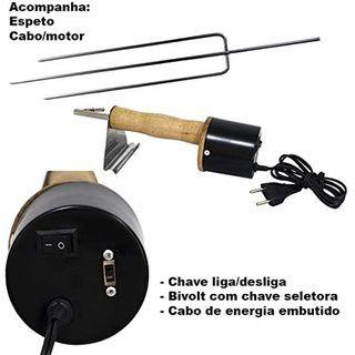 Espeto Churrasco Giratório Elétrico Triplo Inox Espetosul - Espeto -  Magazine Luiza