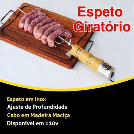 Espeto Giratório Elétrico 110v - Grill Brasil