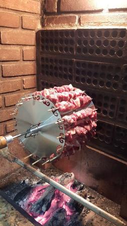 Par Disco em Inox Para Espeto Giratório Carrossel Issi Grill