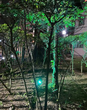 Imagem de Espeto luminaria spot Led jardim 7w verde