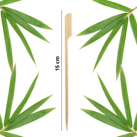 Espeto de Bambu Golf 15cm c/50 un Natural - CEPEL MOBILE