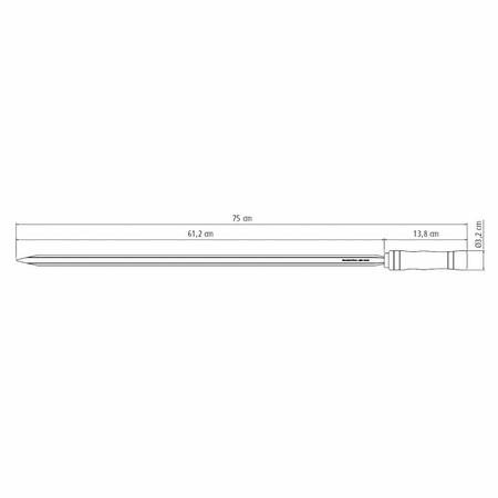 Espeto em Inox para Churrasco 75cm - TRAMONTINA-26418075