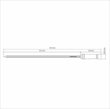 Espeto para Churrasco Tramontina com Lâmina em Aço Inox e Cabo de Madeira  75 cm de Qualidade em Promoção