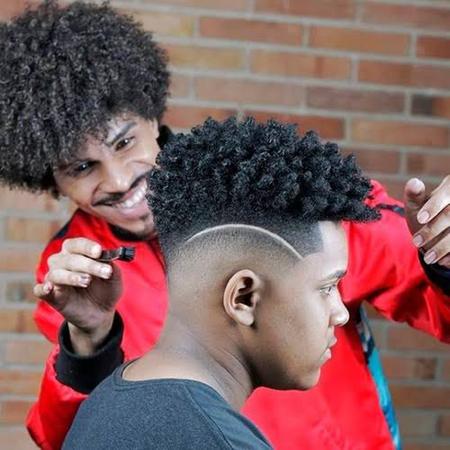 Imagem de Esponja Nudred E Pente Garfo Black Power Cabelo Crespo Afro