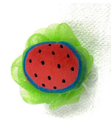 Imagem de Esponja Para Banho Nylon Frutinhas Divertidas Linha Luxo