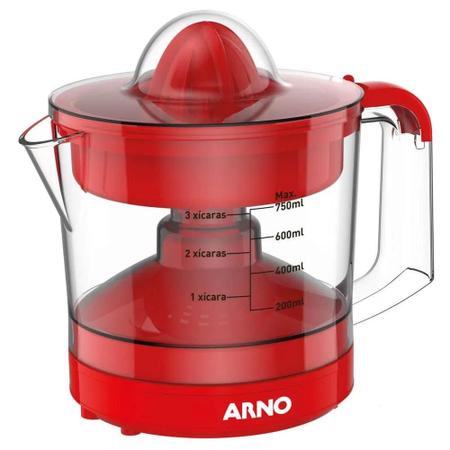 Imagem de Espremedor De Frutas Arno Suco Express Vermelho 75ml 220v