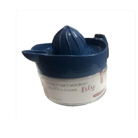 Imagem de Espremedor De Frutas Pote De Vidro 300ML Azul - Wincy