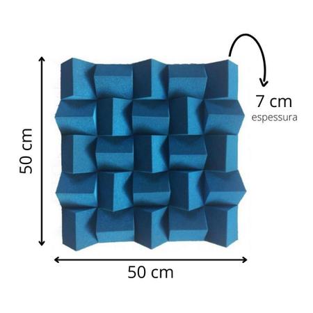 Imagem de Espuma Acustica Para Estudio Decoração ul 7Cm Profissional