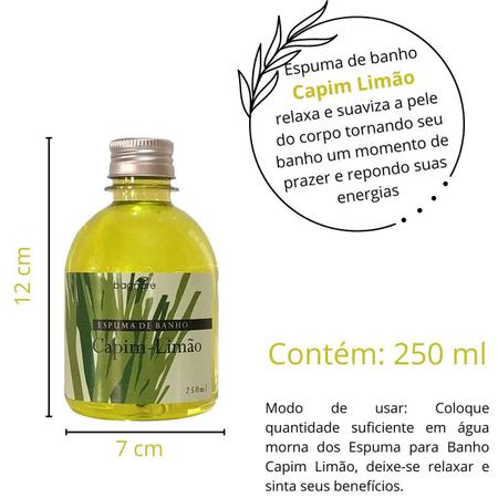 Imagem de Espuma De Banho Banheira Hidromassagem Lavanda + Capim-Limão