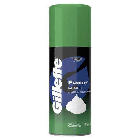 Imagem de Espuma de Barbear Gillette Foamy Mentol 175g