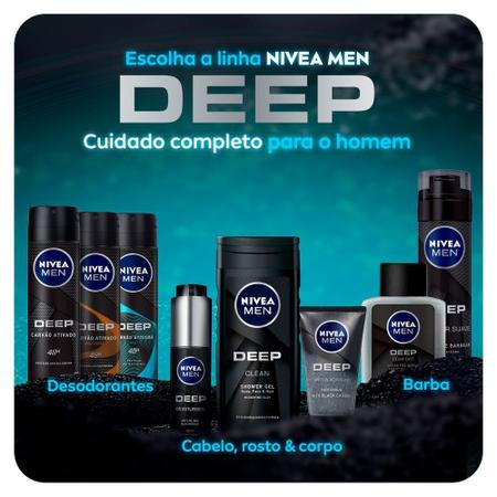 Imagem de Espuma de Barbear NIVEA Men 200ml Deep Black