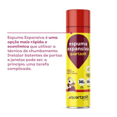 Imagem de Espuma Expansiva de Poliuretano 500ml - Quartzolit