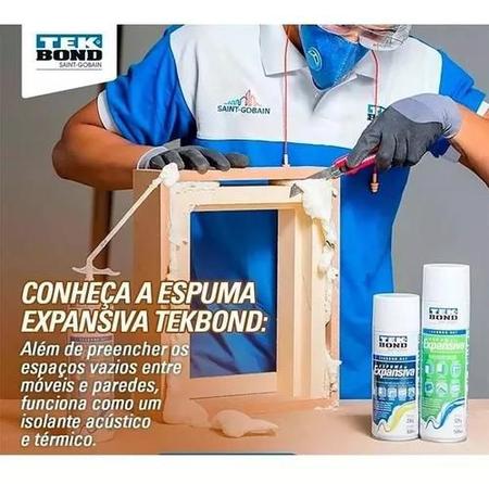 Imagem de Espuma Expansiva Pu Uso Geral 180g/300ml TekBond