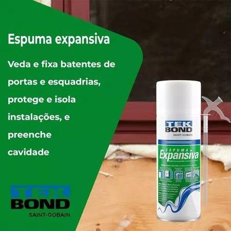 Imagem de Espuma Pu Expansiva 500ml/340g Poliuretano Tekbond - 2 Und