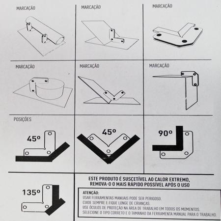 Imagem de Esquadro Magnético Profissional Total L Para Solda 7kg Brax