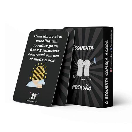 Kit 2 Jogos de Cartas Adulto Esquenta Pesadão + Esquenta Ousadia - Esquenta  Jogos - Acessórios para Bem-estar Sexual - Magazine Luiza