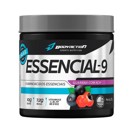 Imagem de Essencial-9 Eaa Aminoácidos Essenciais 225g - Nutri Science Bodyaction