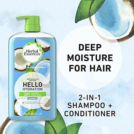 Imagem de Essências de ervas Hello hidratação 2in1 condicionador de shampoo 29.2 Fl Oz