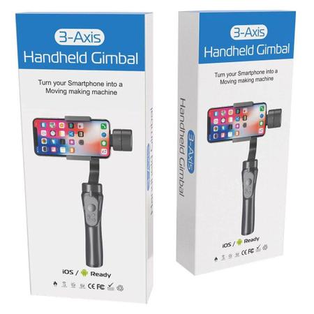 Estabilizador Gimbal H4 3 Eixos Para Smartphone Android IOS