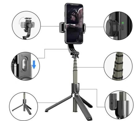 Handheld Estabilizador Selfie Stick Trípode 1 75 Metros - Temu