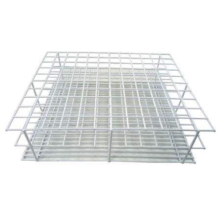 Estante de Arame Revestido em PVC para Tubos de 17 mm com 120 Furos (CRAL) Imagem de Estante de Arame Revestido em PVC para Tubos de 17 mm com 120 Furos (CRAL)