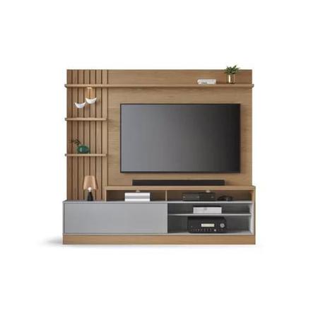 Imagem de Estante Home Theater para TVs até 65 Polegadas com LED 1 Porta 4 Nichos Maceió - Colibri Móveis