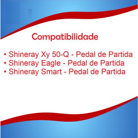 Imagem de Estator Bobinas Shineray Xy 50-Q / Smart 50 / Phoenix Pedal de Partida Tipo Original