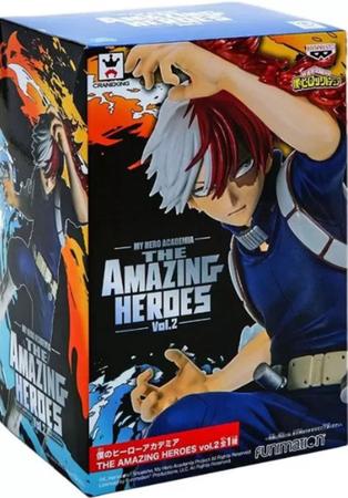 Estátua Banpresto My Hero Academia The Amazing Heroes Vol.15 - Shoto  Todoroki