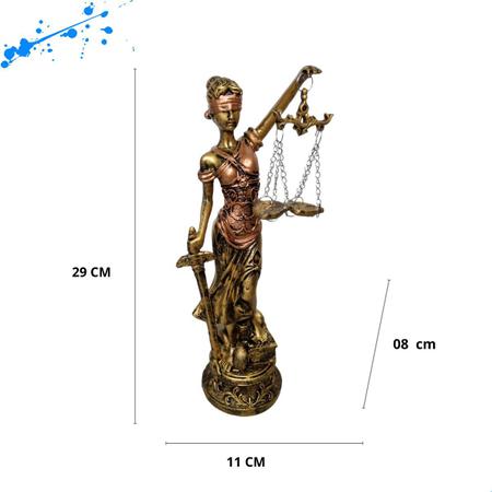 Imagem de Estatua Decorativa Deusa da Justiça Themis para Escritórios Advocacia Direito