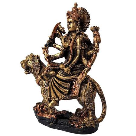 Imagem de Estátua Durga Hindu 17cm - Supremacia Mal