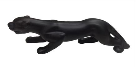 Estátua Enfeite Decorativo Em Cerâmica Pantera 20Cm - Preto - Tenda Imagem de Estátua Enfeite Decorativo Em Cerâmica Pantera 20Cm - Preto
