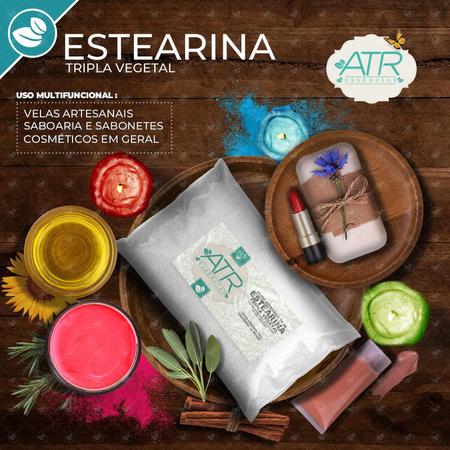 Imagem de Estearina Tripla 100% Vegetal Vela Sabonete Cosmetico - 3Kg