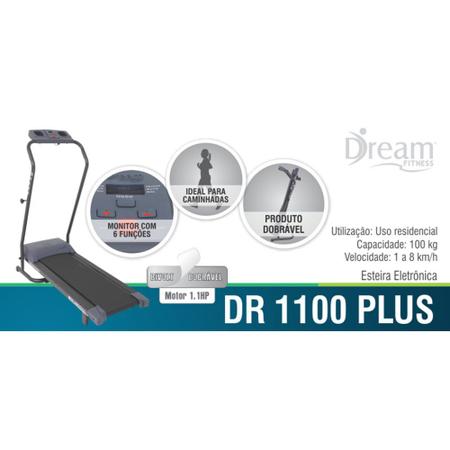 Imagem de Esteira Eletrônica Dream Plus DR1100 Bivolt
