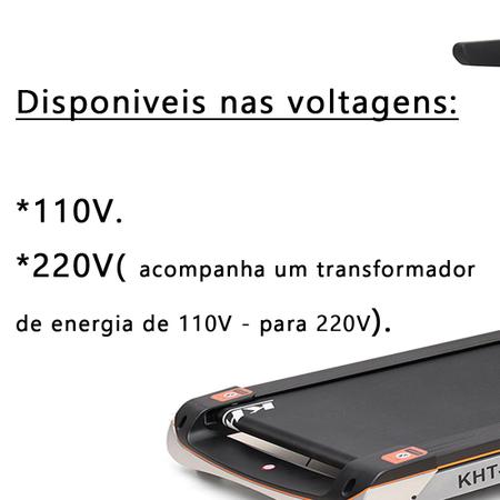Imagem de Esteira Ergométrica Elétrica KHT Smart Profissional Wifi Display 7''  com Massageador