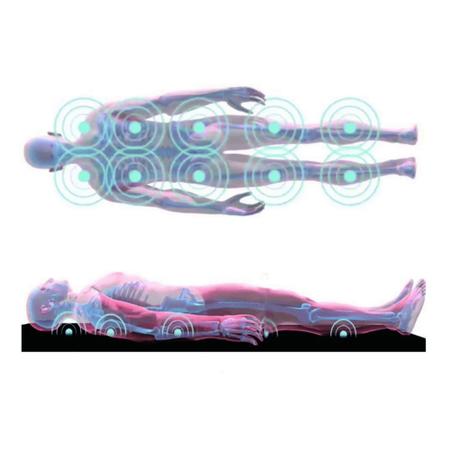 Imagem de Esteira Massageadora Magnética Com Aquecimento e Rabatan + Óleo para Massagem + Bolsa