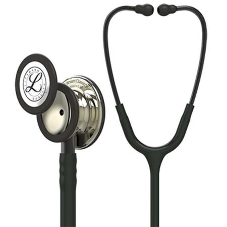 Imagem de Estetoscópio Littmann 3M Classic Iii Preto E Champagne 5861