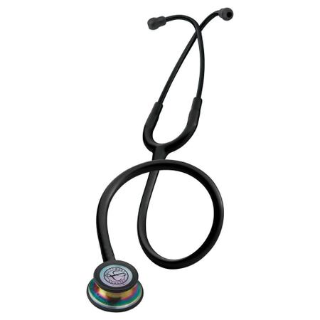 Imagem de Estetoscópio Littmann Classic III Black Edition Rainbow 5870