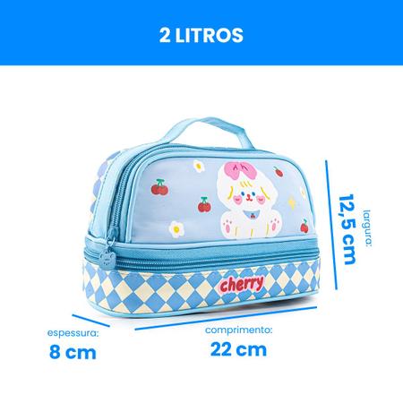 Imagem de Estojo Box Infantil De Lapis Infantil 2 Compartimentos Fofo