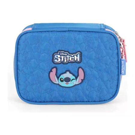 Imagem de Estojo Box Stitch Disney Classics Cor Azul Escolar Luxcel