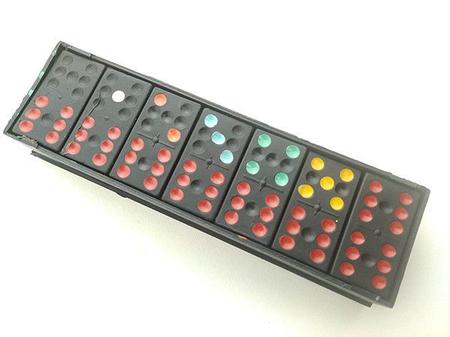 Jogo De Domino Plastico Colorido - Loja Toinho Variedades