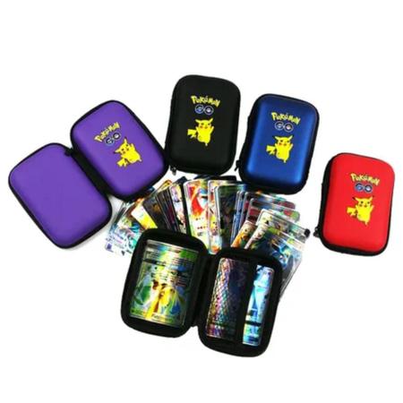 Estojo Porta Cards Cartas Pokemon Go Pikachu Portátil Roxo - Pokémon Cards  Copag - Deck de Cartas - Magazine Luiza