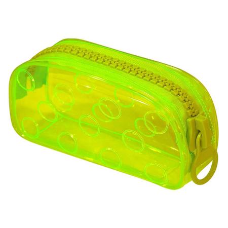 Imagem de Estojo PVC Cristal Bubble Amarelo - DAC