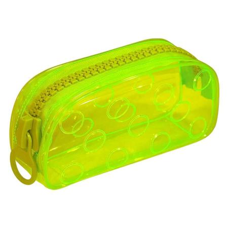 Imagem de Estojo PVC Cristal Bubble Amarelo - DAC
