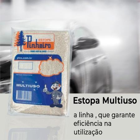 Imagem de Estopa Multiuso Limpeza E Polimento 400g Kit C/2 Und