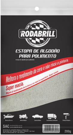 Imagem de Estopa para Polimento Veicular RodaBrill 200gr